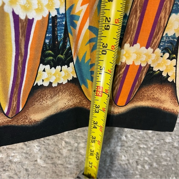 Shannon Marie Hawaii Dress Tropical Print Sleeveless Surf Boards Palm Trees M - Picture 9 of 12
